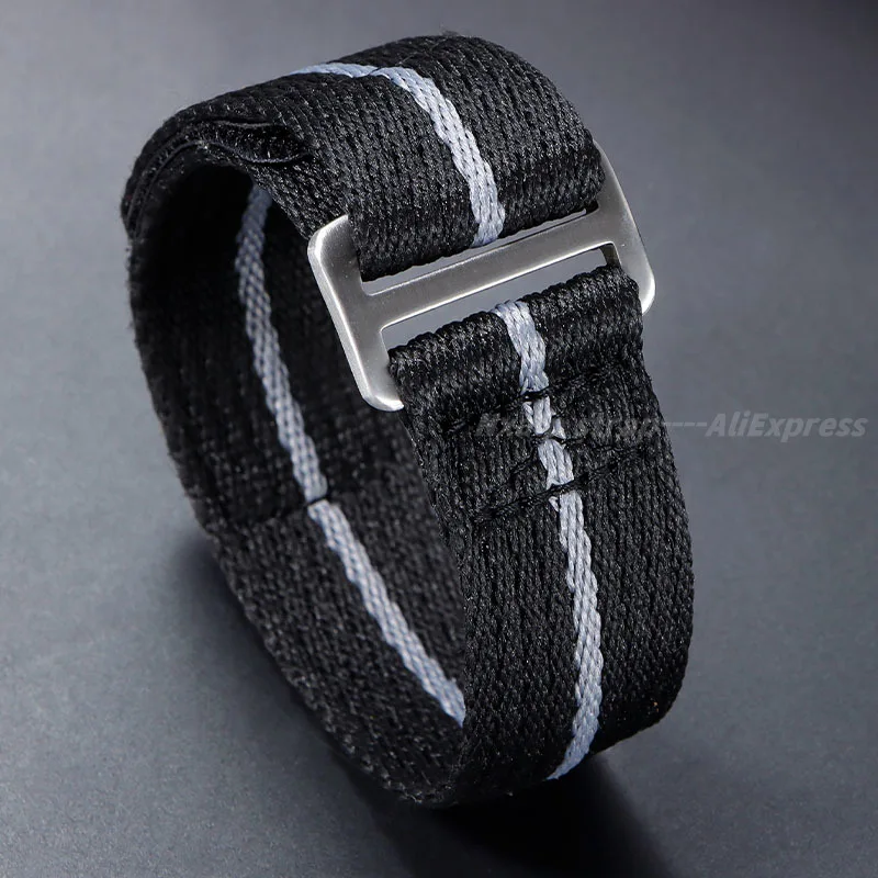 Nylon Canvas Watch Strap - Military Sports Style, Unisex Replacement Wristband