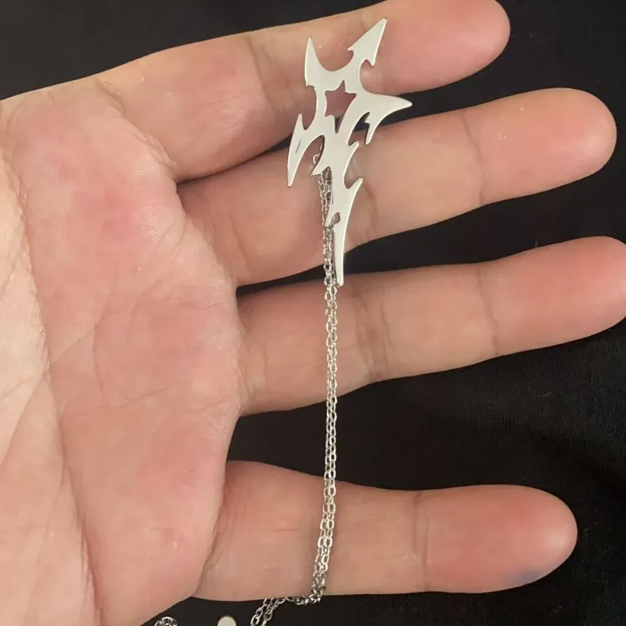Kpop Armageddon Pop-up Store Necklace KARINA WINTER LOGO Pendant