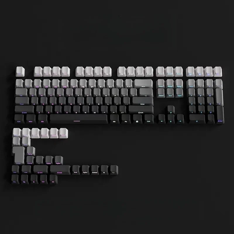 Vibrant Gradient PBT Keycaps