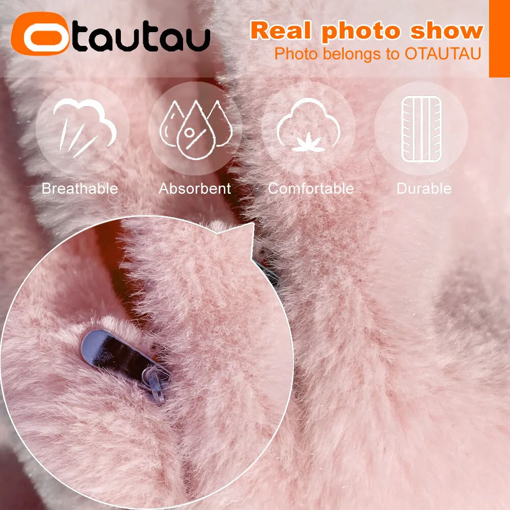 OTAUTAU 탑 소프트 푹신한 가짜 토끼 모피 던지기 베개 케이스 소파 소파 쿠션 베개 커버 필러 없음 애완 동물 침대 ZT2TM1T