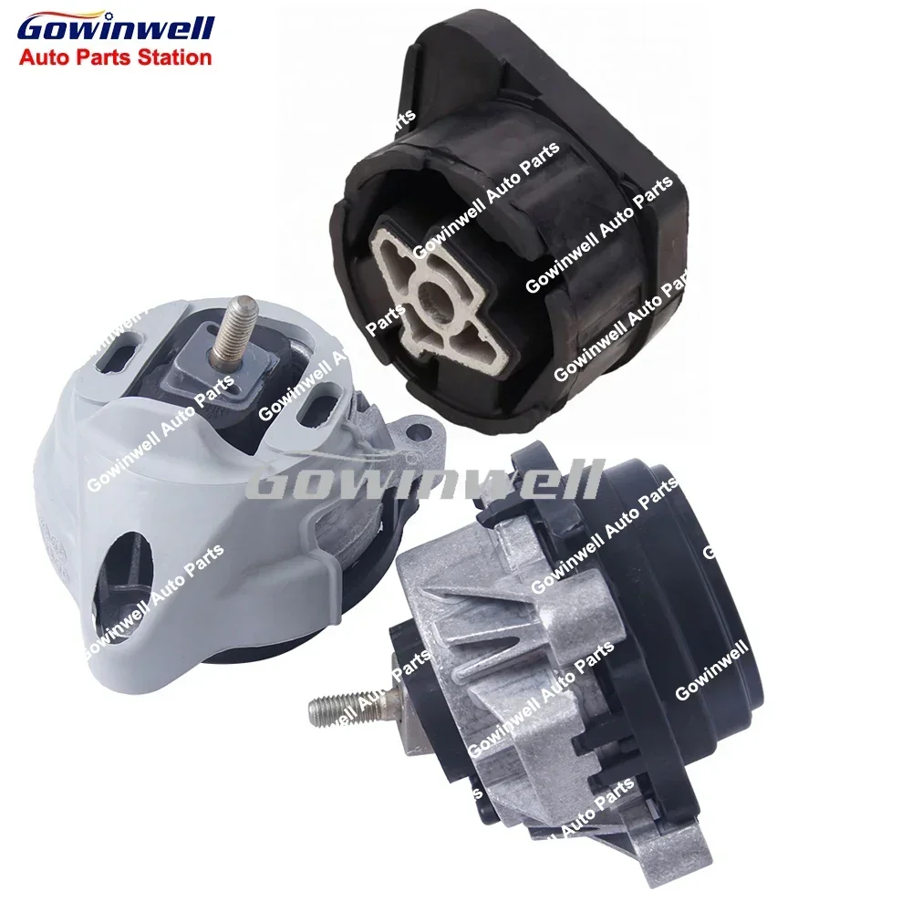 Sets of Engine Motor Mount Gearbox Mount Kits for BMW X3 F25 X4 F26 20dX N47N 20d 2010-2014 22114076171 22114076172 22316850468