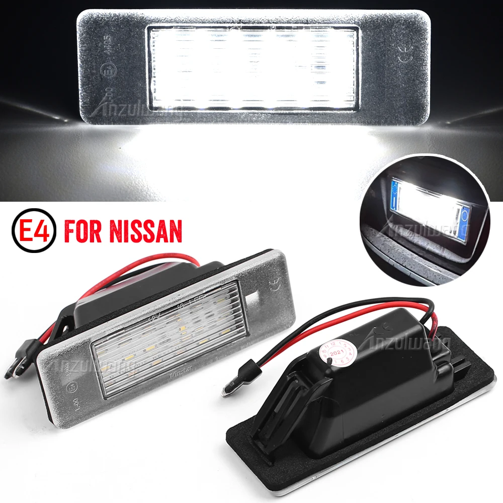 RZG 2x LED Kennzeichenbeleuchtung Weiß Canbus für Juke F15 Navara D23 Note X -Trail T31 Q50 Qashqai J10 RZG 2x LED Kennzeichenbeleuchtung Weiß Canbus für Juke F15 Navara D23 Note X -Trail T31 Q50 Qashqai J10