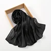 Nouveau Premium Shimmer soie Hijab écharpe femmes luxe Medine soie voile musulman femmes Hijab brillant châle islamique Turban Haedscarf enveloppes