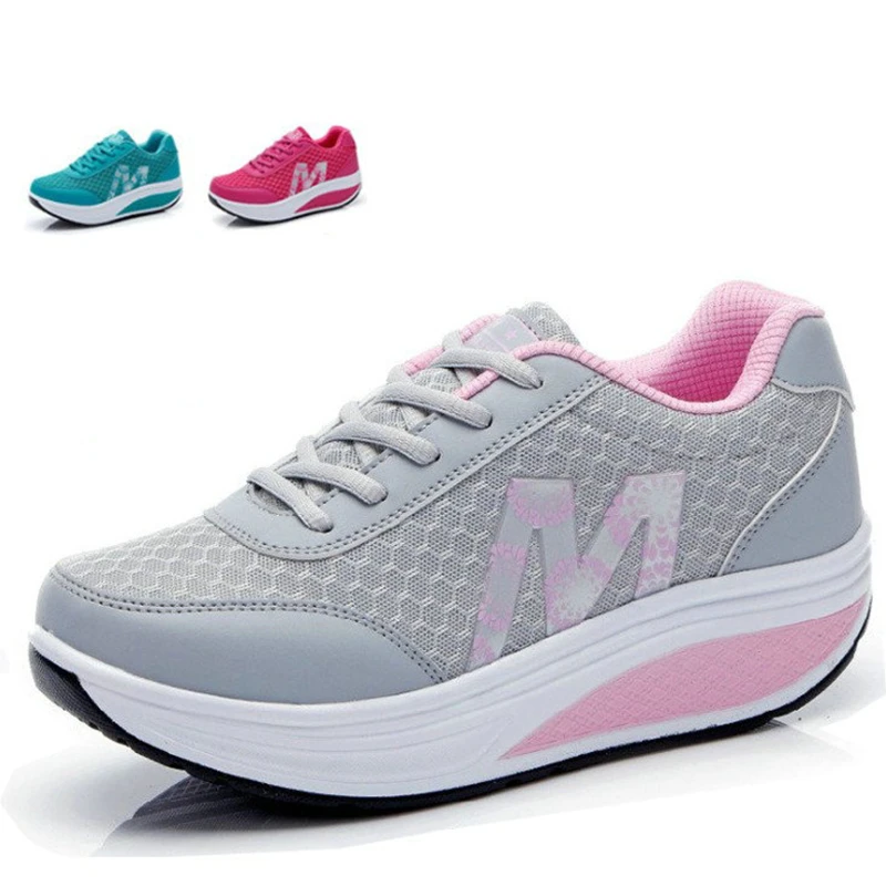 2022 Casual Women's Shoes Platform Flats Lady Beauty Sewing Fitness Shoe New Trendy Health Wedges Sneakers Size 35-42