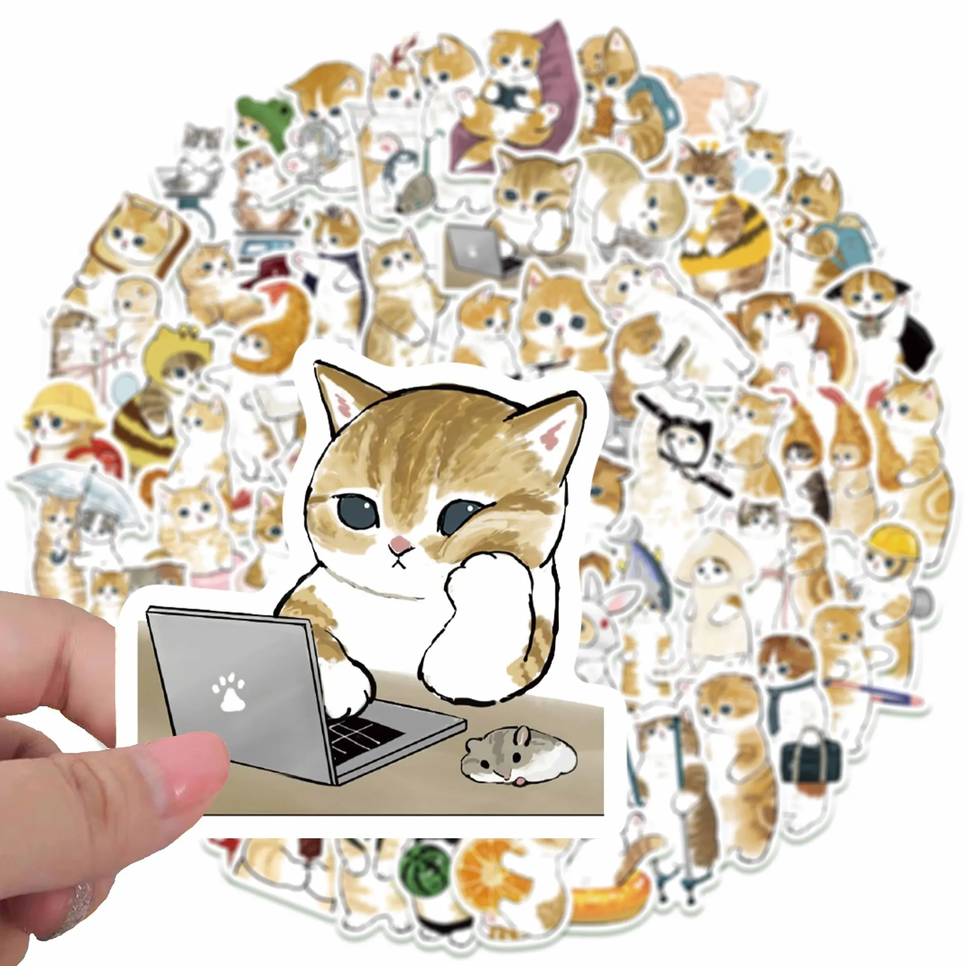 Cats Animal Cartoon Stickers