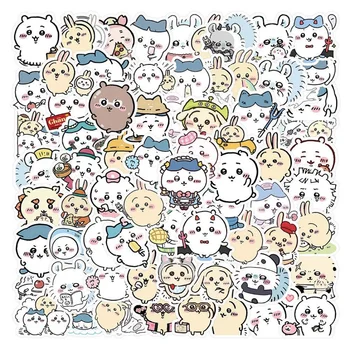 100 pezzi simpatici adesivi Chiikawa fai da te vinile impermeabile scrapbook cassa del telefono tazza d'acqua adorabile cartone animato anime adesivo giocattolo regalo per bambini