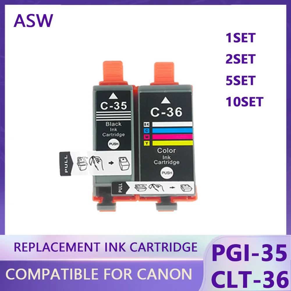 

Compatible Ink Cartridges For Canon PGI35 PGI-35 PGI 35 For Canon Pixma IP100B IP100 IP100 mini 260 320 printers