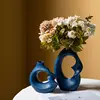 CAPIRON Ceramic Matte Vase Set of 2 for Pampas Grass Dried Flower Modern Nordic Accessories Home Decoration Tabletop Interior 5