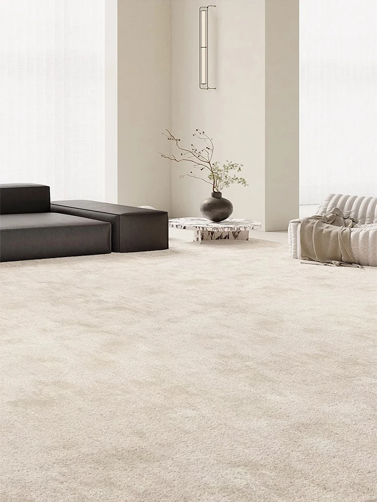 Beige Textured Rug Cream Decorative Carpets Large Size Luxury Living Room Carpet Comfortable Soft Machine Washable Bedroom Rugs 4