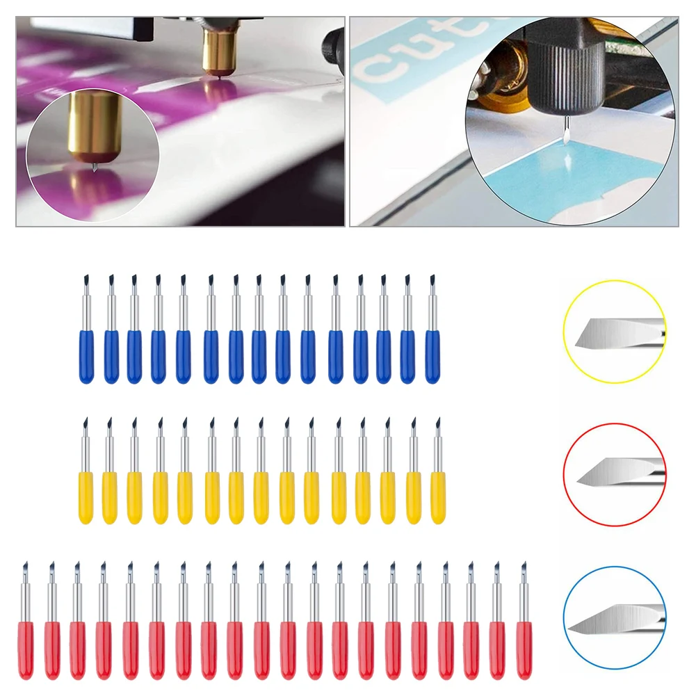 1 Set Roland Cricut Plotter Blade 30/45/60 Degrees Knife Cutter Blades