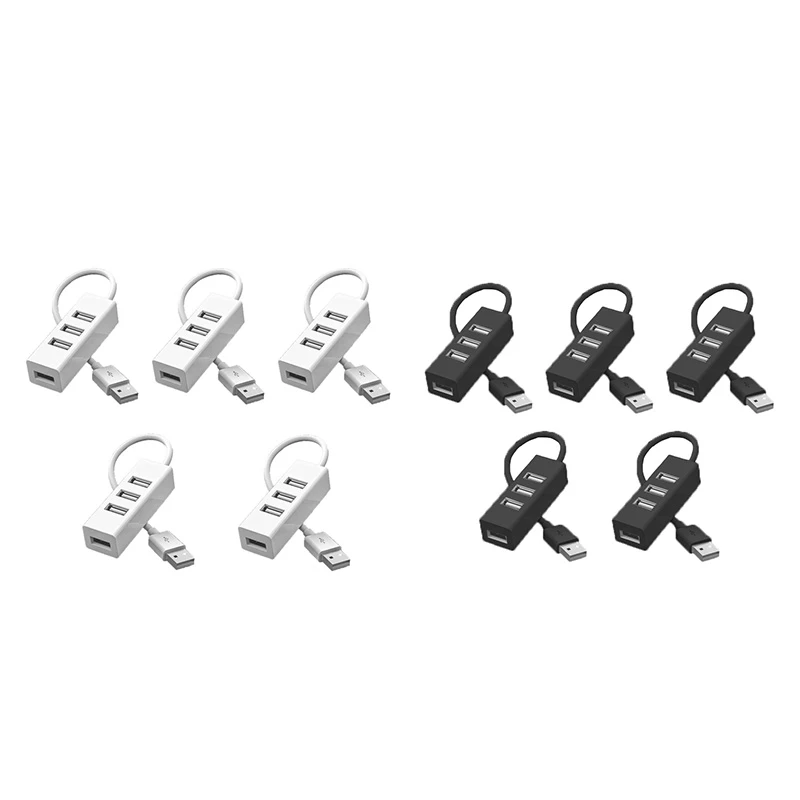 

Концентратор USB 2,0, 5 шт., Разветвитель USB, высокоскоростной адаптер питания, 4 порта, все в одном для ПК, Windows, запчасти для компьютера