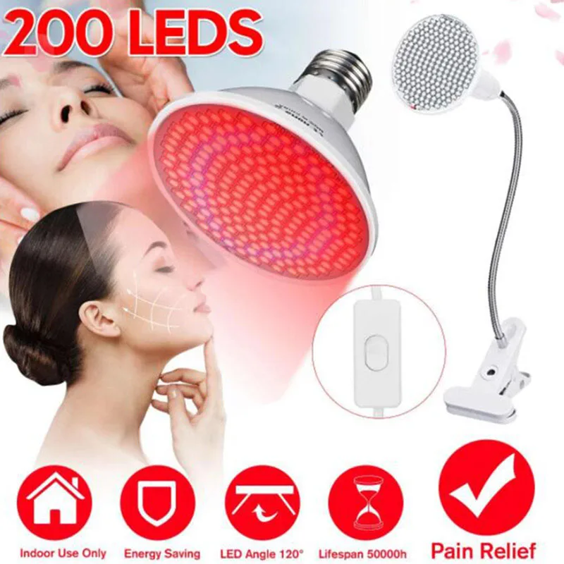 Revitalizing Beauty LED Light Therapy Bulb for Anti-Aging and Skin Rejuvenation