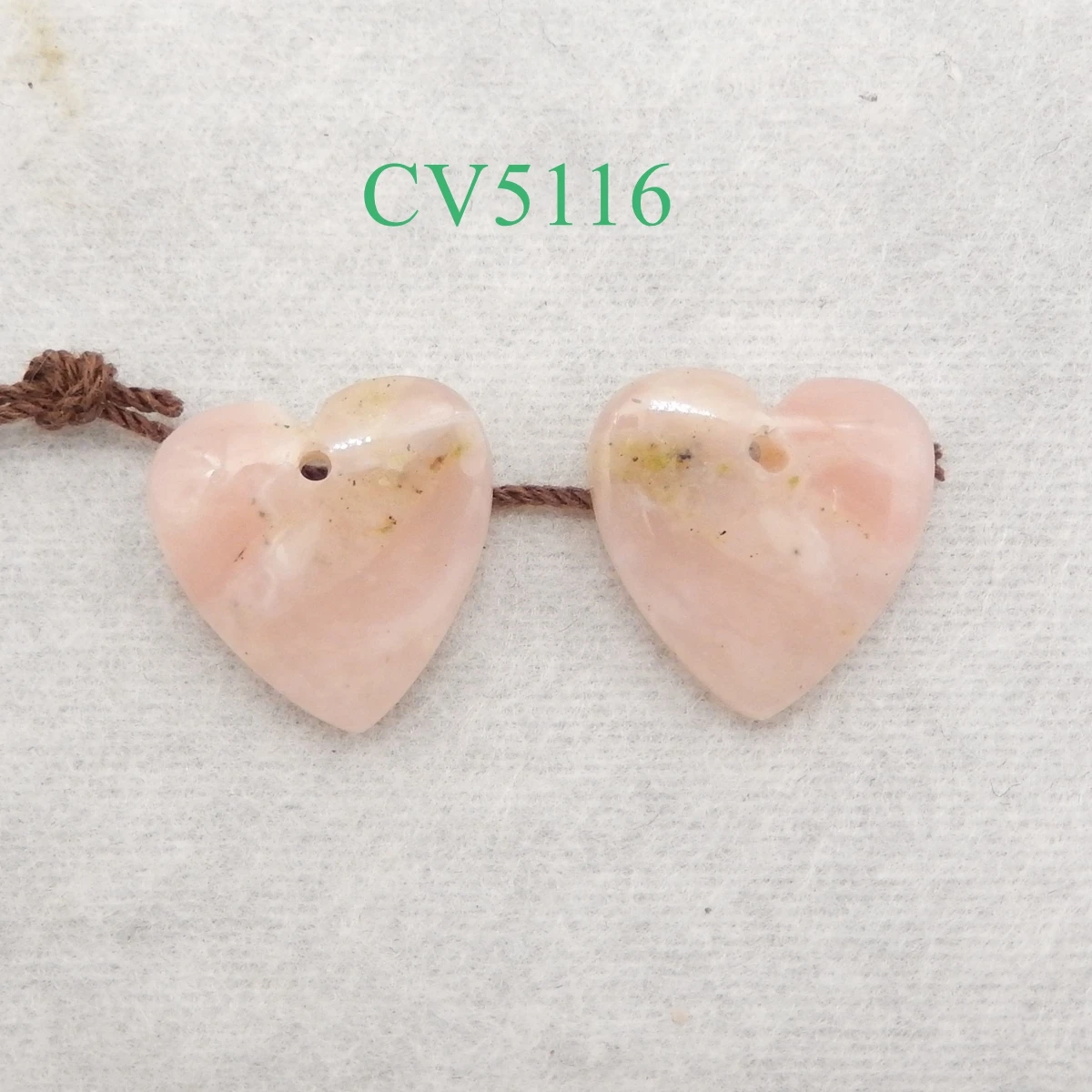 Natural Pink Opal Heart Shape Earrings for Women, Natural Gemstone Earrings Beads for Jewelry Making, Gemstone Earrings