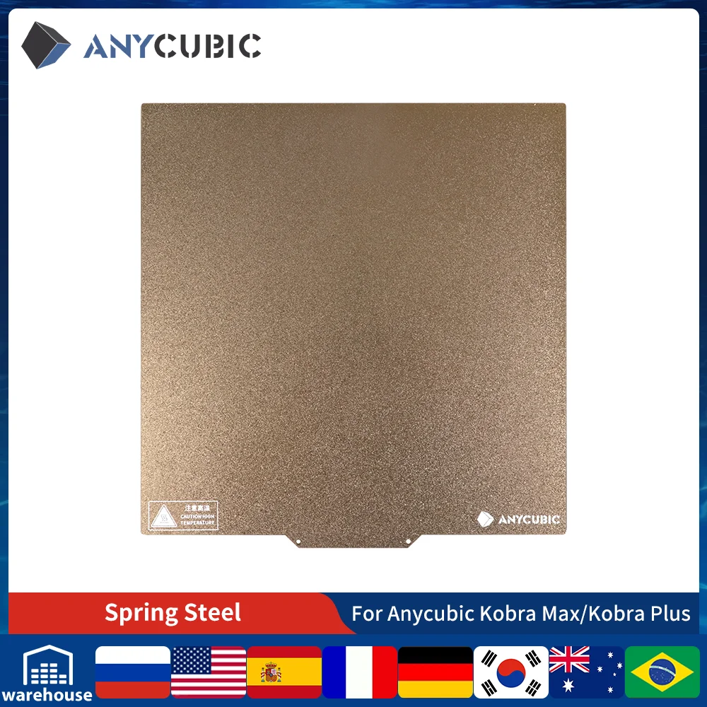 Anycubic-mola de Aço para Anycubic Kobra Max Peças da Impressora 3d Kobra Plus Kobra Neo Nf013