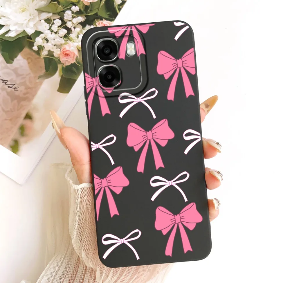 Cute Kawaii Luxury Fashion Flower Silicone Phone Case Cover