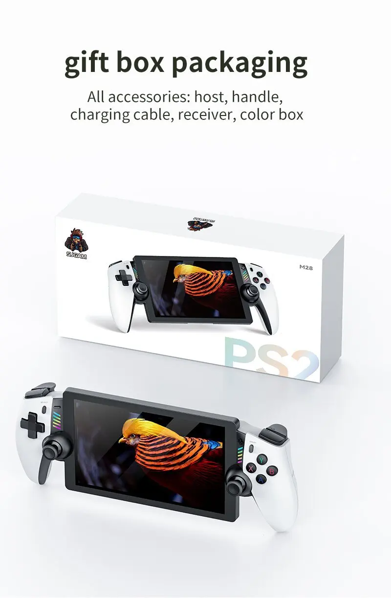 Retro Handheld Game Console With 7 Inch Lcd Hd Screen And Emulators_voghion.com