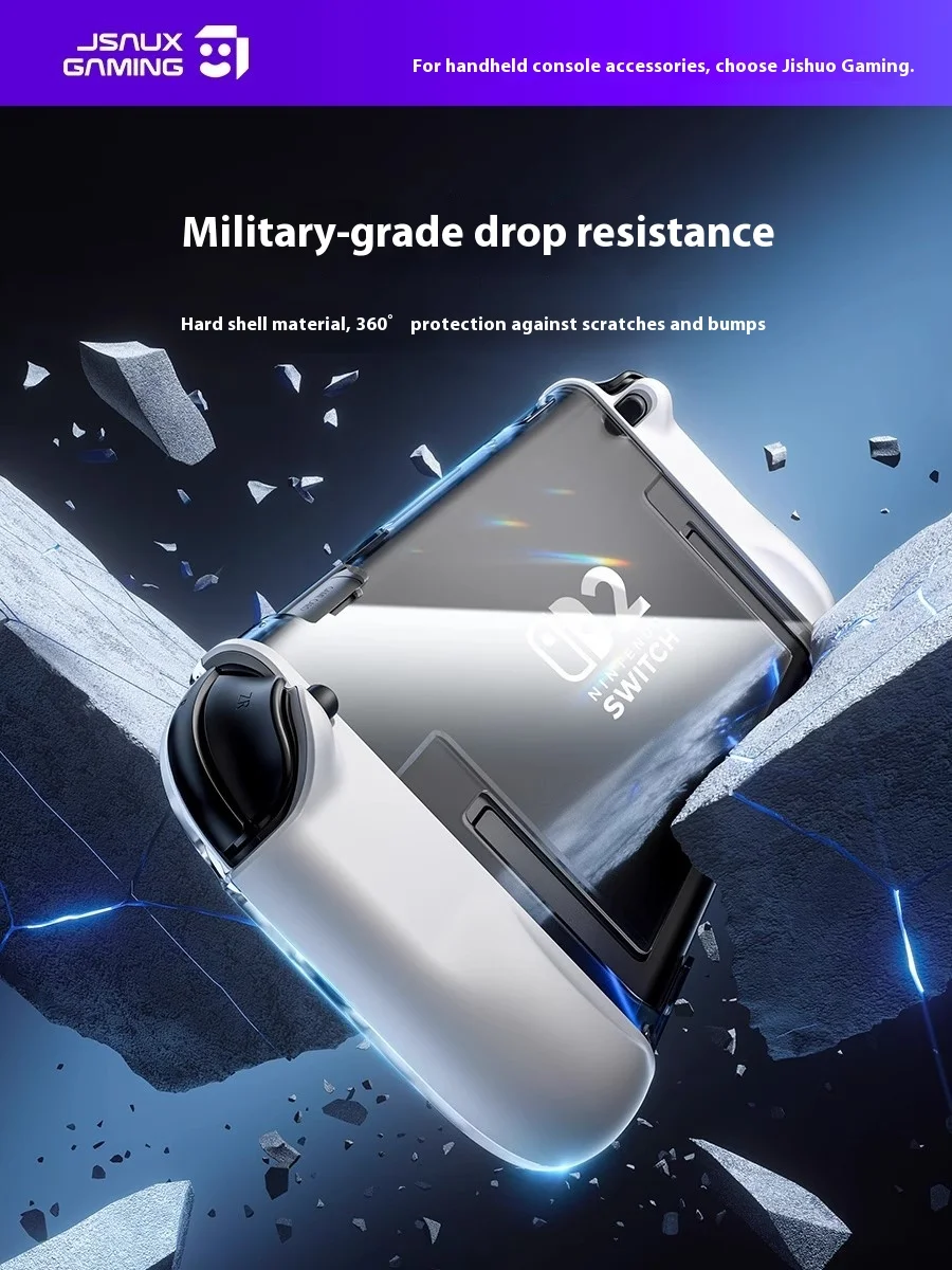 Ergonomic Transparent Protective Case for Slim Dockable Console