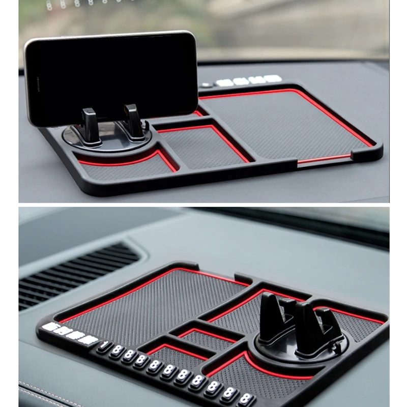Grip Pad for Car Dashboard Sticky Mat for Smart Phone Sunglass K