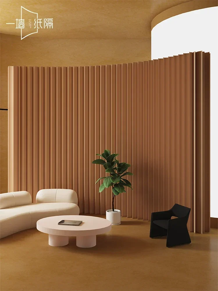 Screen Partition Office Partition Paper Wall Living Room Room Blocking Fence No Punching Foldable Bathroom False Wall