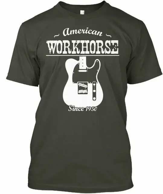 American Workhorse Telecaster Dal 1950 T-Shirt Per Chitarra In Cotone
