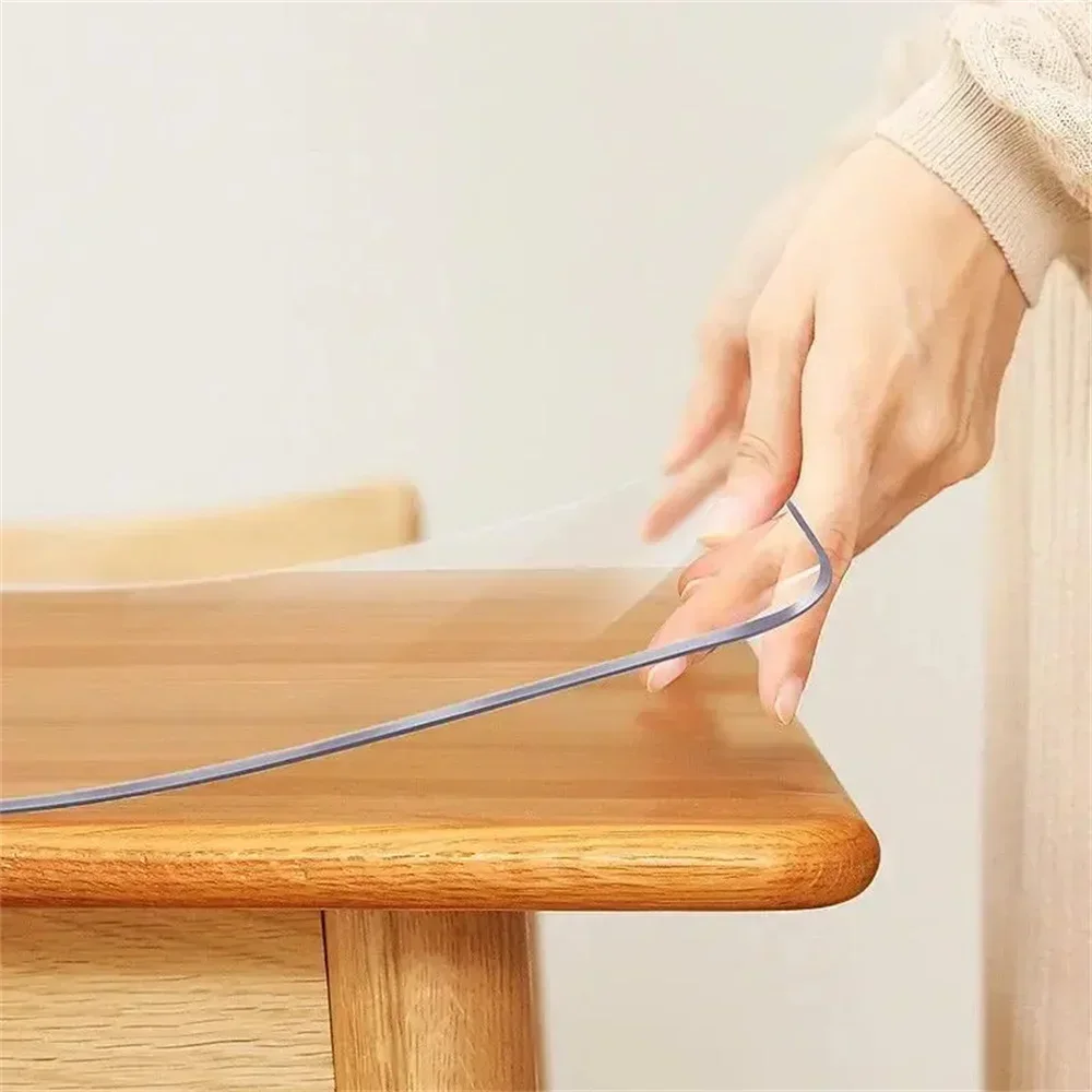 Table Cloth  Dining Table Decoration Accessories  Table Protector Cover Transparent  Manteles De Mesa Rectangular 4