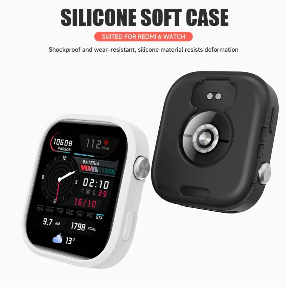 Silicone Wristband with Soft TPU Cover for Smartwatch - Enhanced Protection and Style