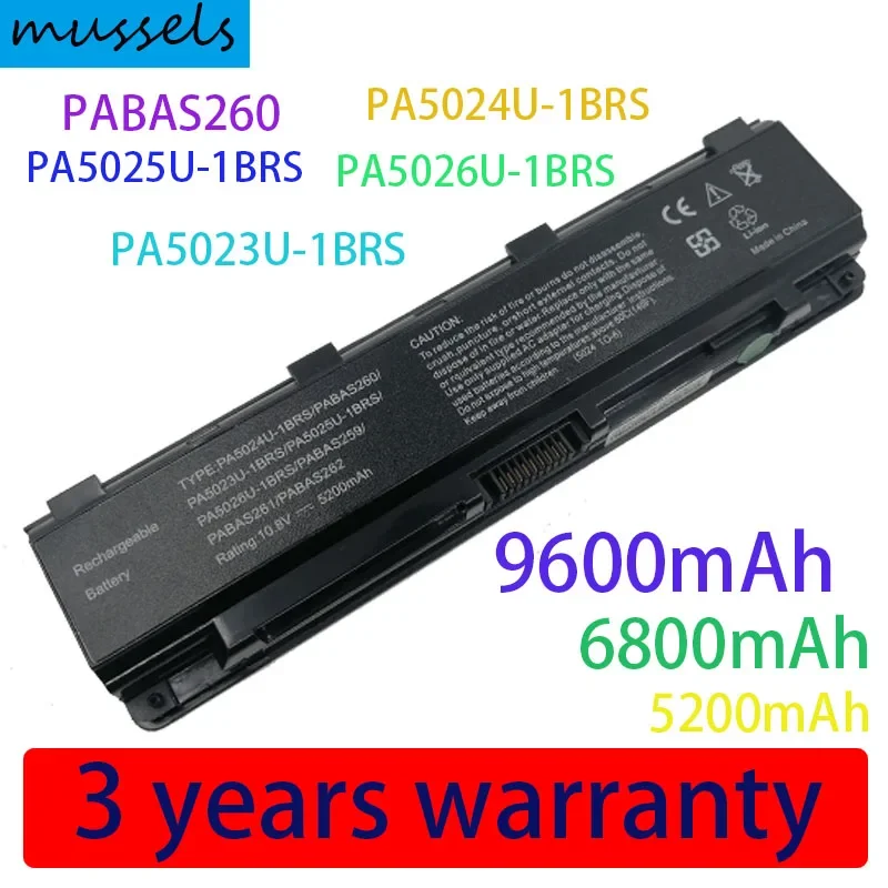 

New laptop battery FOR TOSHIBA Satellite C800 C805 C840 C850 C855 C870 L800 L805 L830 L835 L840 L850 L855 PA5024U-1BRS