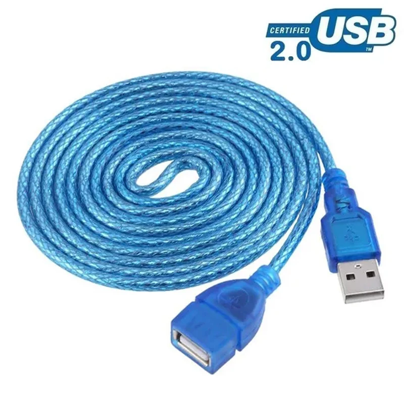 0 3M 1 5M 3M USB 2 0 Extension Cable Extender A Male To Female Cord 0-3m-1-5m-3m-usb-2-0-extension-cable-extender-a-male-to-female-cord