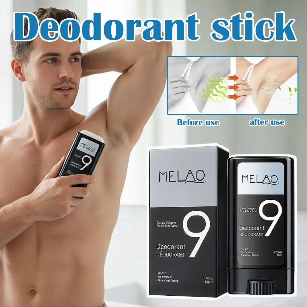 Deodorante Solido Antitraspirante da Uomo 15g ad Asciugatura Rapida, Portatile per il Controllo degli Odori in Movimento - immagine 2
