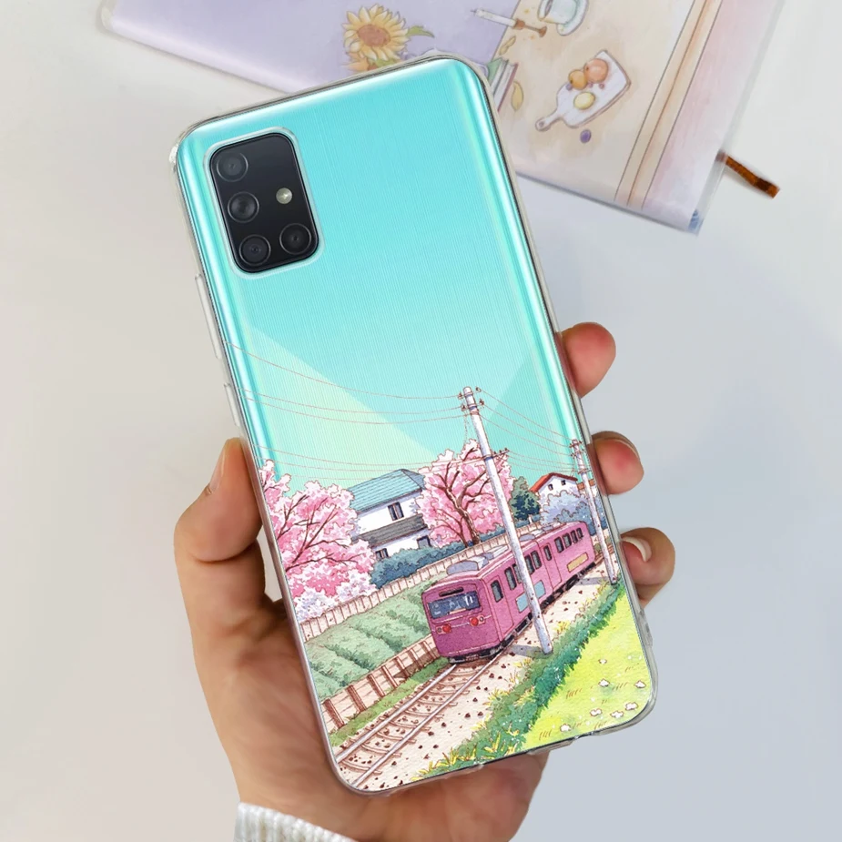 Stylish Painted Soft Silicone Phone Case with Bumper