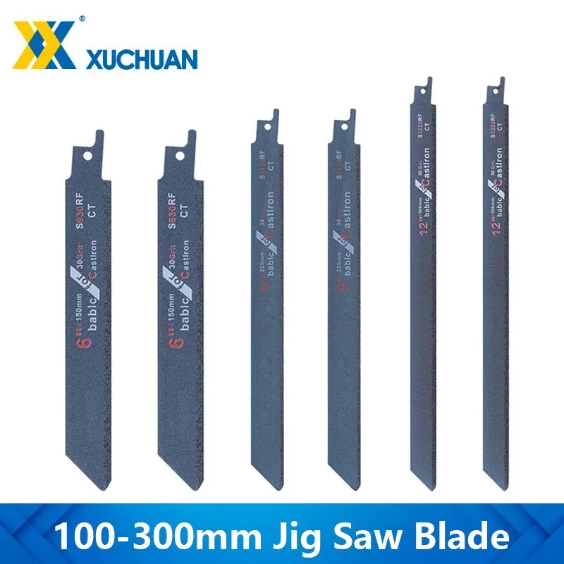 Jig Saw Blad 100/150/225/300mm 30 Grit Diamond Reciprocating JigSaw