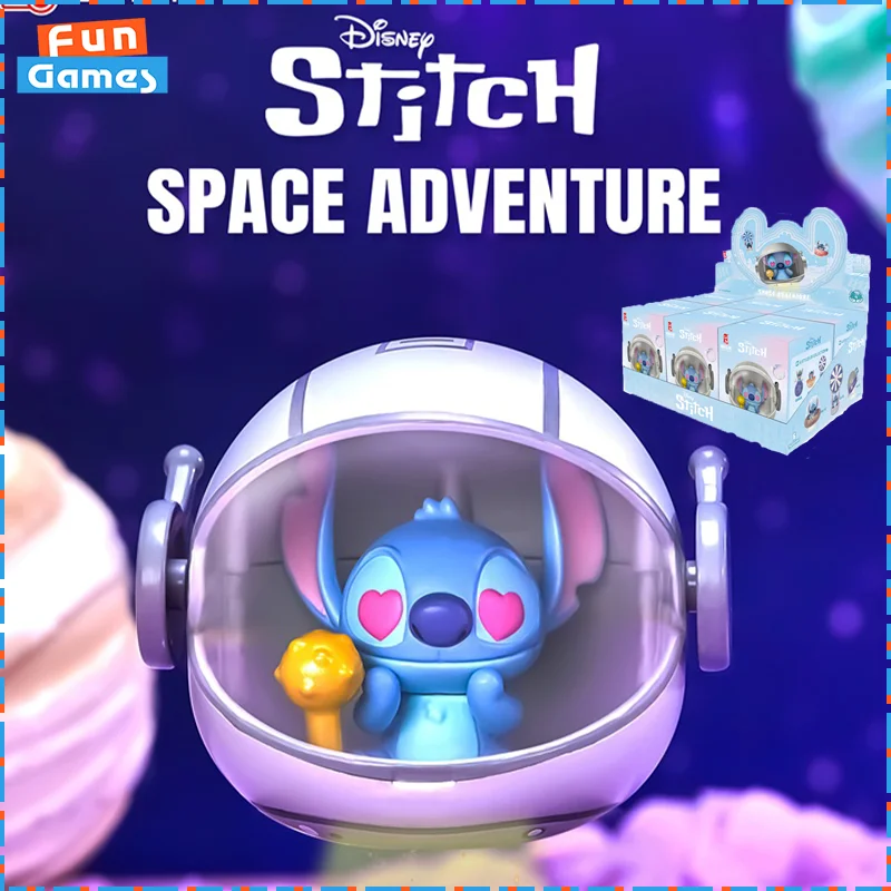 Disney Stitch Interstellare Shuttle Blind Box Pvc Statue Room Ornament Figurine Regalo Di Compleanno Per Bambini Mystery Box