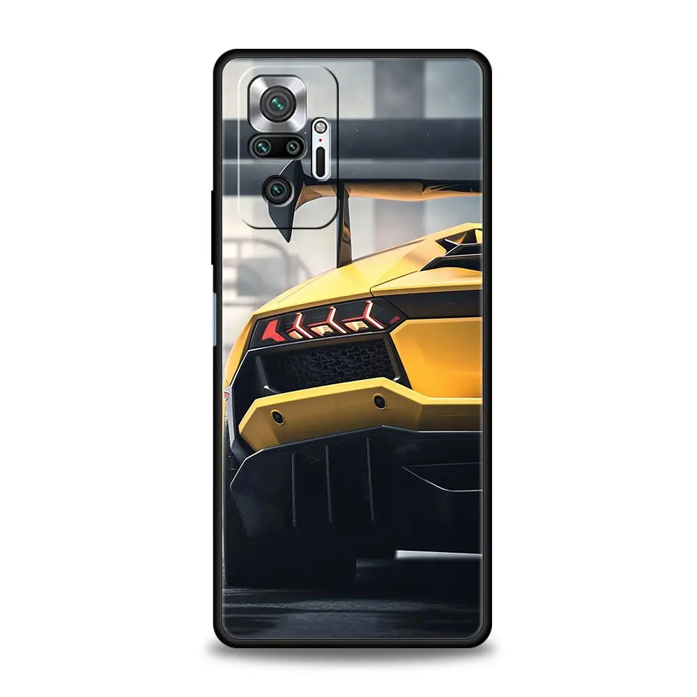 Sleek Super Car Sport Phone Case - Premium Black Cover