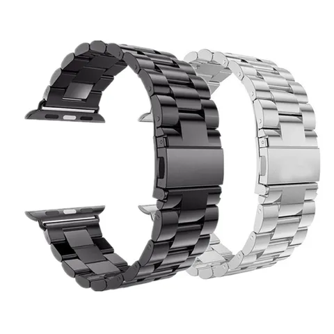 PCS strap for Apple watch series 7 45mm/41mm 42mm 38mm matal correa Stainless steel bracelet iWatch band 6 5 4 3 Se 44mm 40mm