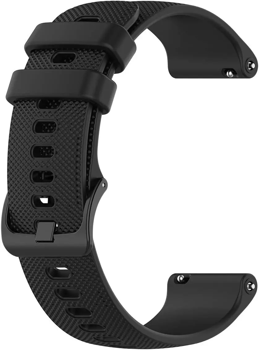 Breathable 22mm Silicone Sports Band Strap - Vibrant Color Replacement Bracelet