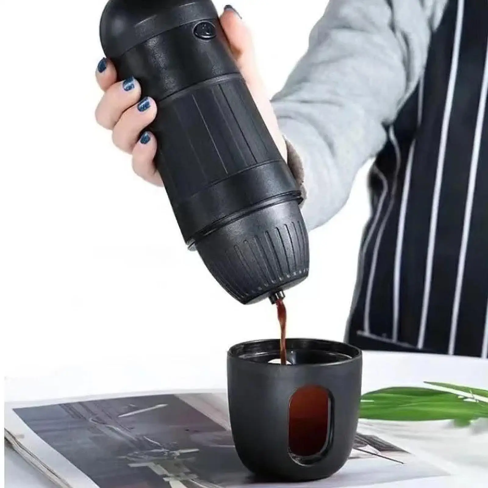 Portable Electric Espresso Machine Electric Coffee Maker for Office Camping