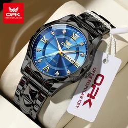 Elegant Women's Quartz Watch - Stylish Luminous Design, Waterproof with Day - Date Feature, Perfect Gift in a Beautiful Box - Yes (Man All Black Blue)