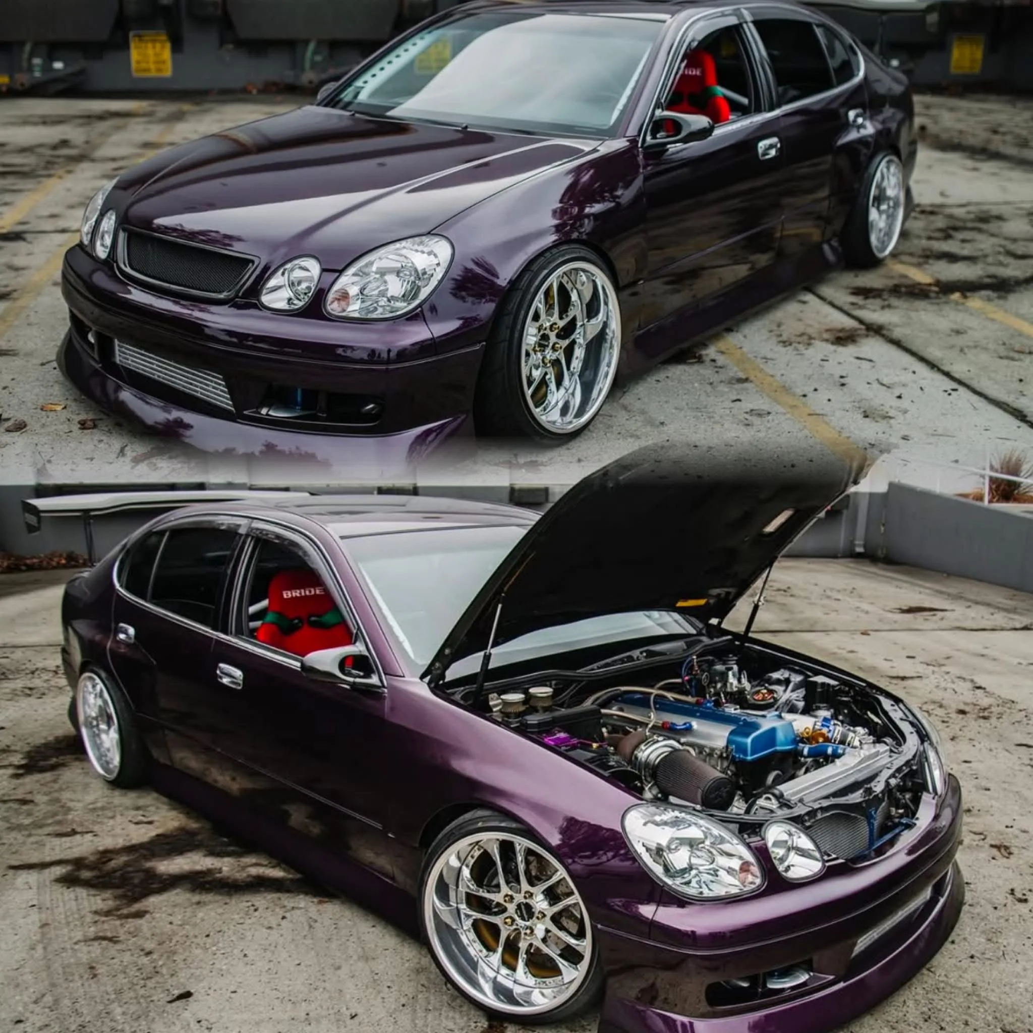 Lexus GS300 Toyota Aristo에 적합 맞춤형 일일 게이지 비 센터 그릴, 중간 그릴 JZS160 JZS161 1998-2005 차량