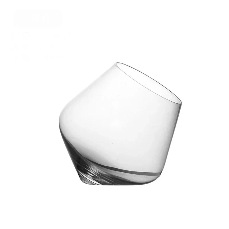 Whiskey Glass Wooden Holder Liquor Scotch Bourbon Home Drinkware Tumbler