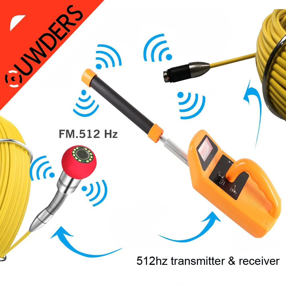 FM 512HZ High quality of depth sonde &receiver for pipe locator 512Hz locator for underground