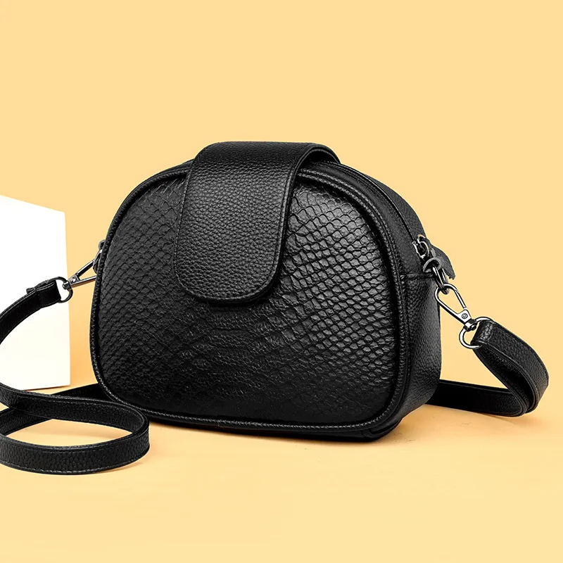 Small Cowhide Handbag Genuine Leather Women Messenger Bags Female Shoulder Bag Vintage Leather Bolsa Feminina