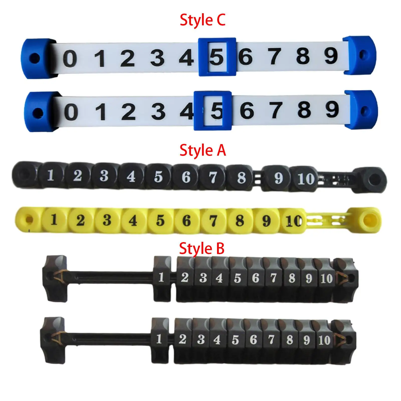 Foosball Scoreboard Foosball Scoring Unit Indicator Portable 10 Numbers Table Football Counter 2x For Scorekeeping