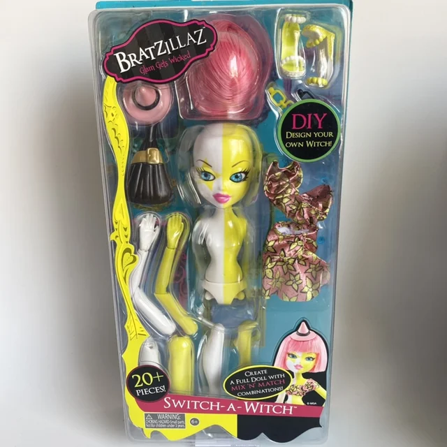 Hsb-toys Bratz Doll 26cm fashion girl MGA BRATZILLAZ glam gets wicked Cloetta  Spelletta - AliExpress