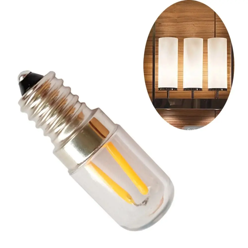 

E12 E14 Connector Fridge Bulb New T18S 1.5W Pygmy Small Screw Refrigerator Lighting 2700K 12-220V LED Lamp Bright