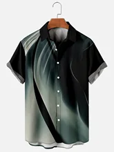

Men Summer Shirts Fashion, Casual Printed Beach Summer Tops and Blouses 2022 Camicias Short Sleeve Top