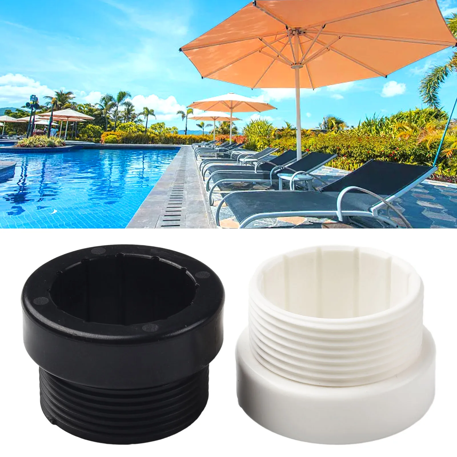 Umbrella Parts Pole Stabilizers Accessories And Black+white Plastic Premium Sleeves-Sturdy Umbrella Stabilizer