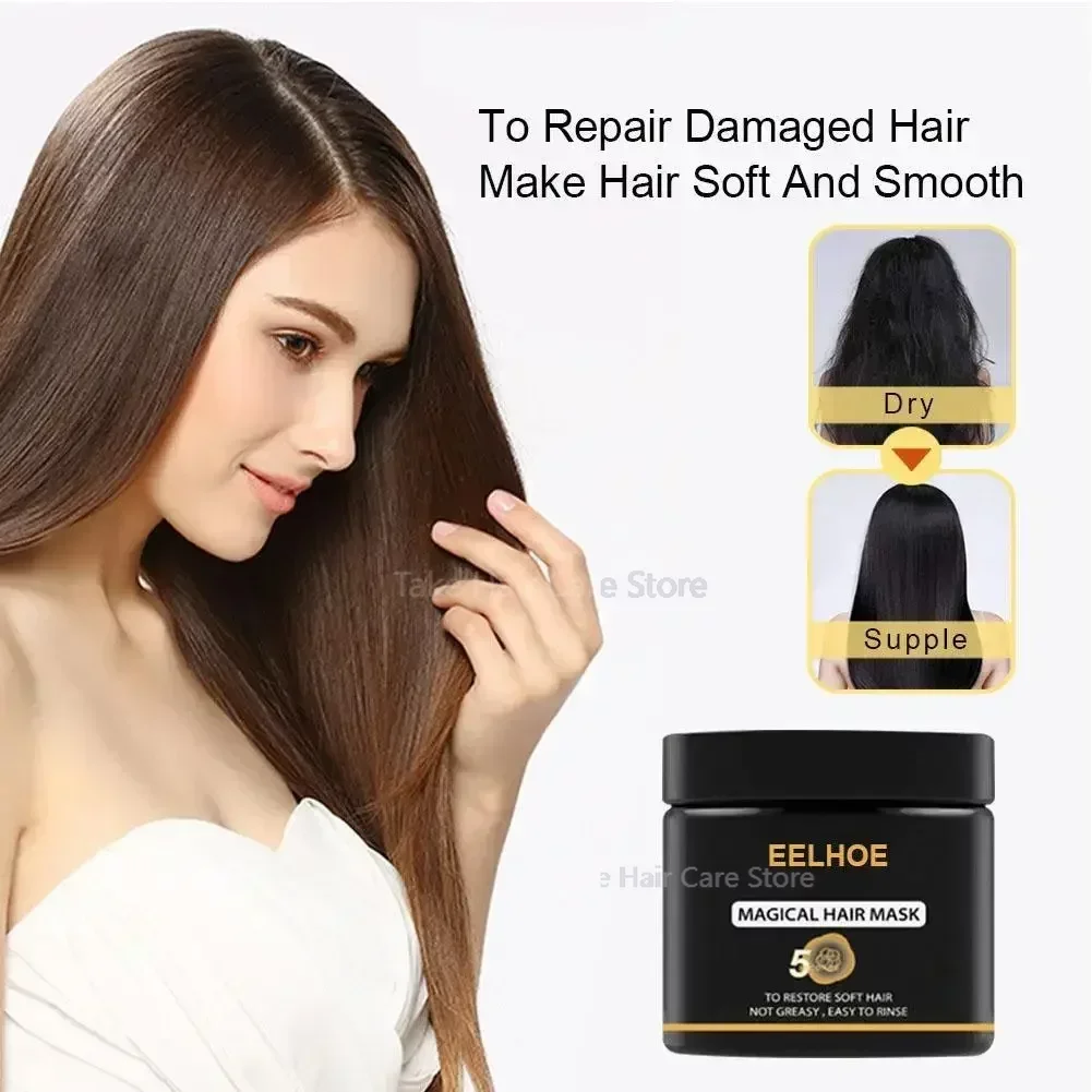 

Маска Для Воло Conditioners Hair Mask Keratin Soft Hair Treatment Hair Health Beauty Care for Repair Dryness and Smoothing Frizz