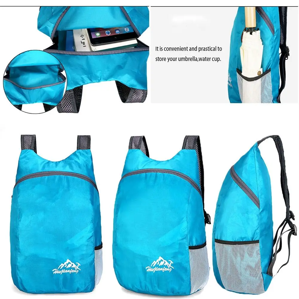 Zaino Pieghevole Ultraleggero 20L - Impermeabile E Tascabile Per Trekking E Viaggi - Foto 11