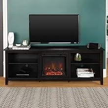 entertainment center tv stand for 65+ inch tv fireplace tv corner wood modern cabinet with storage
