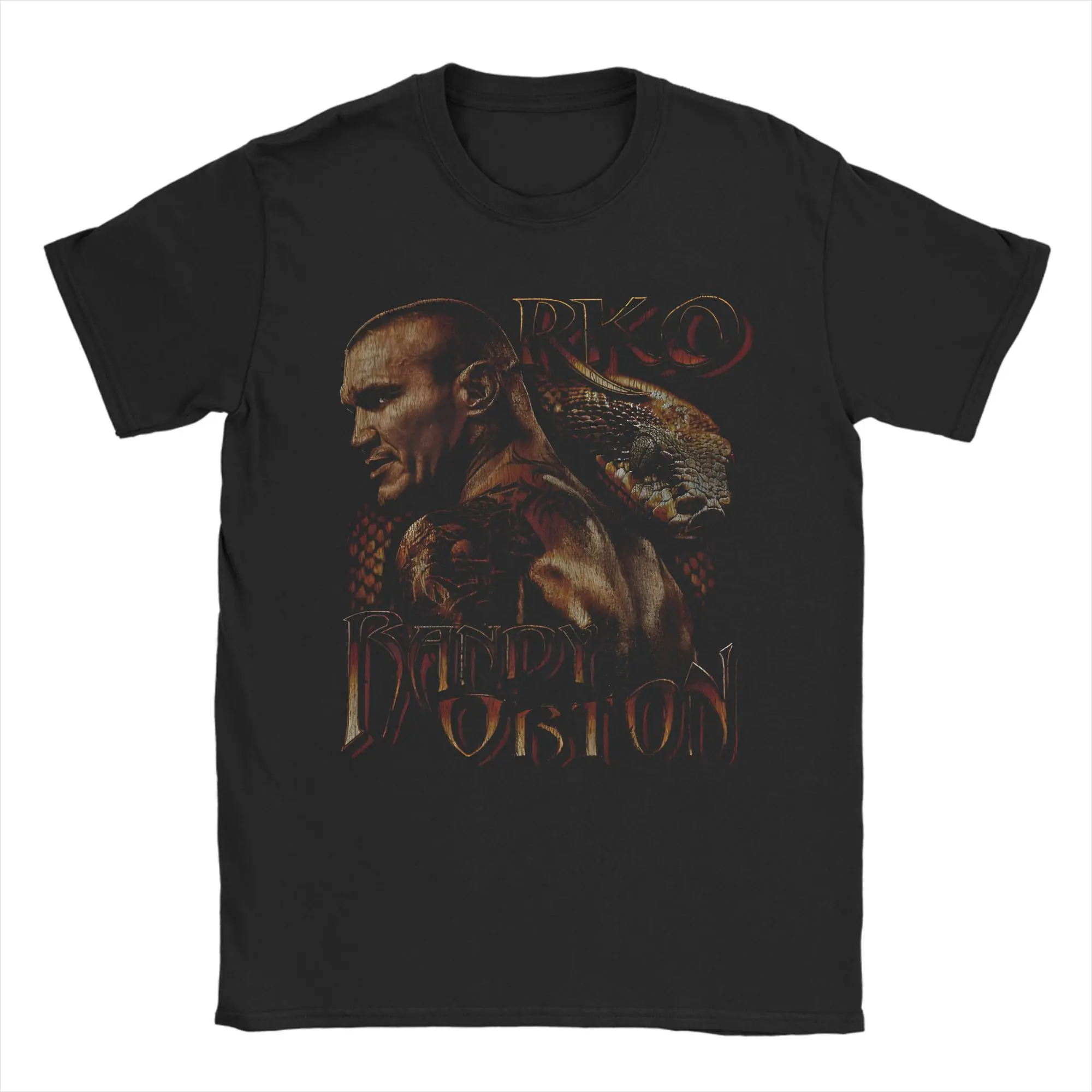 Männer Frauen Grafik bedrucktes Randys Ortons T-Shirt aus reiner Baumwolle T-Shirts Kleidung